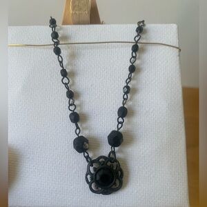 Black Rose Necklace